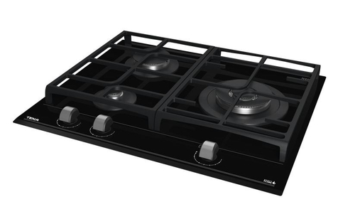 Placa de Gas TEKA GZC 63310 XBN CRISTAL NEGRO  60CM NATURAL 