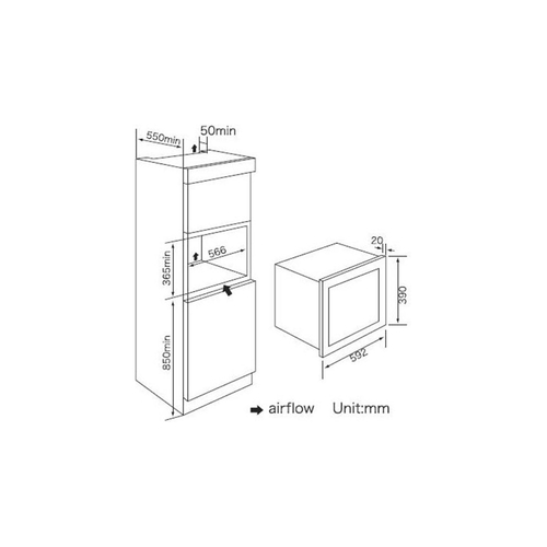 Microondas NIBELS MCM 25 FI W Blanco 25L 800W
