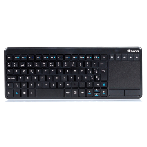 NGS TV WARRIOR Negro - Teclado Inalámbrico