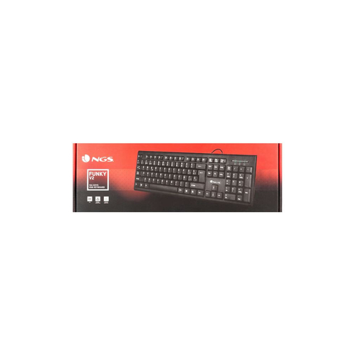 Teclado Ngs FunkyV2 Membrana PlugPlay Negro