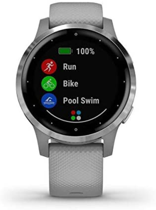 Reloj Deportivo Garmin Vívoactive 4S Gris Plateada Táctil 40Gr