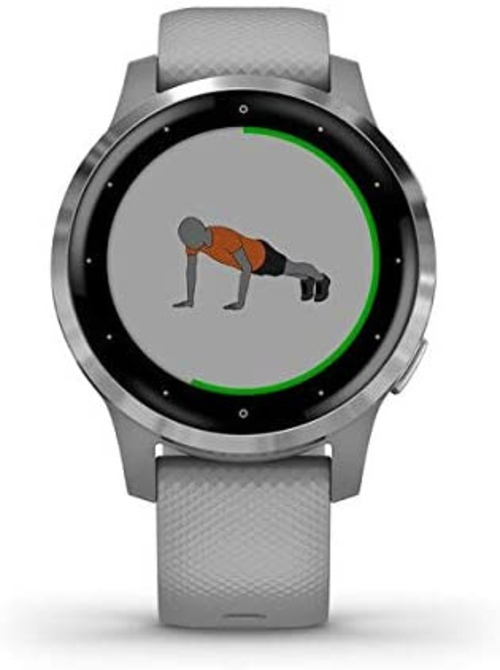 Reloj Deportivo Garmin Vívoactive 4S Gris Plateada Táctil 40Gr
