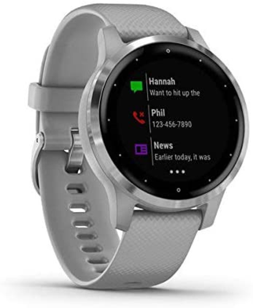 Reloj Deportivo Garmin Vívoactive 4S Gris Plateada Táctil 40Gr