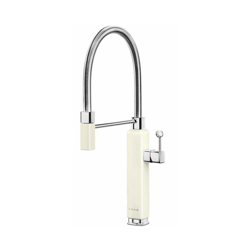 Grifo Smeg  MDF50CR Crema    Años 50 Caño extraíble