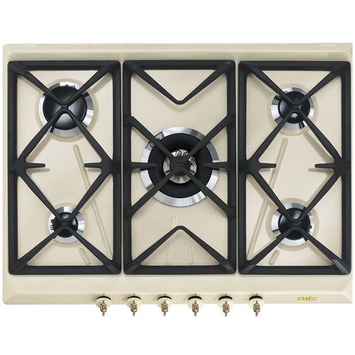 Placa de Gas Smeg SRV876POGH Natural 5 Fuegos