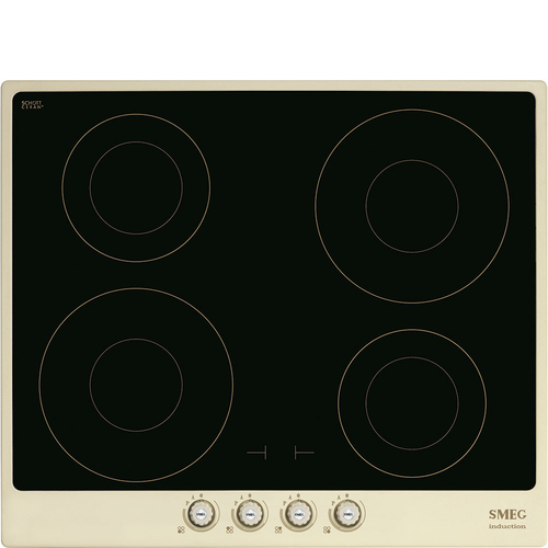 Vitrocerámica de Inducción Smeg SI764POM 4 Fuegos