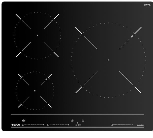 Vitrocerámica de Inducción TEKA IBC 63010 CRISTAL NEGRO  60CM 
