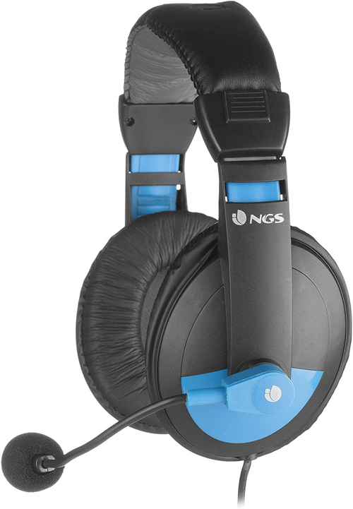 Auricular Con Micro NGS MSX9 PRO AZUL  Jack 35MM 2.2M 
