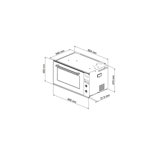 Horno Multifunción CATA CMD 9208 BK CRISTAL NEGRO  93L