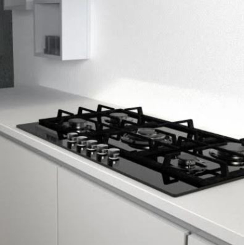 Placa de Gas CATA LCI 9041BK Negro  87cm Natural y Butano 