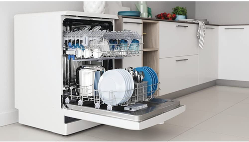 Lavavajillas 60CM INDESIT DFE 1B19 14 Blanco 14 Servicios