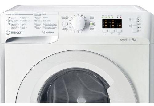 Lavadora Carga Frontal INDESIT MTWA 71252 W SPT  BLANCO 7KG 1200RPM
