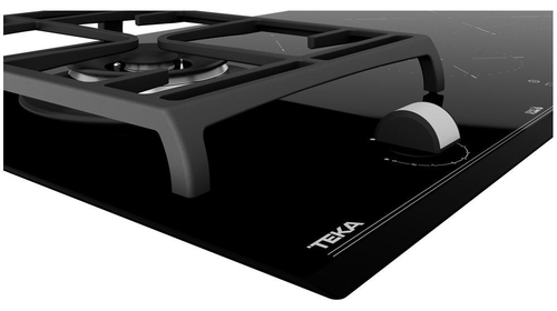 Placa Mixta TEKA JZC 94313 ABN Cristal Negro  90cm Inducción + Gas natural 