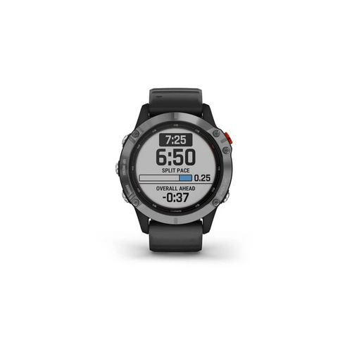 Reloj Pulsera Garmin Fenix 6 Solar Plata/Negro 47MM GPS