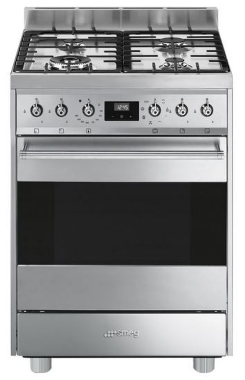 Smeg C6GMX9 - Cocina de Gas Natural 4 Fuegos