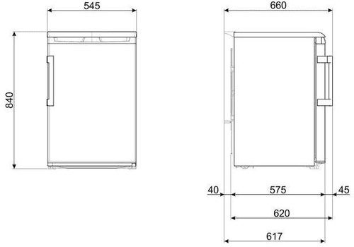 Nevera Una Puerta SMEG FA120E  Blanco Cíclico