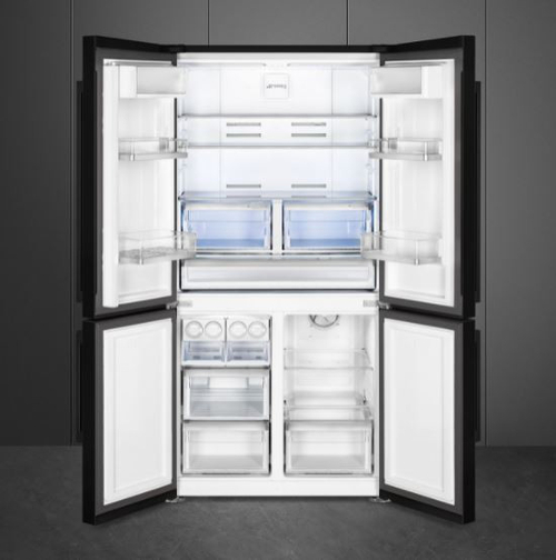 SMEG FQ60NDE NEGRO - Frigorífico Americano No Frost 
