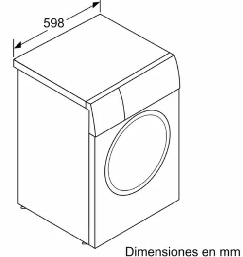 Lavadora Carga Frontal BALAY 3TS883BE Blanco 8KG 1000RPM