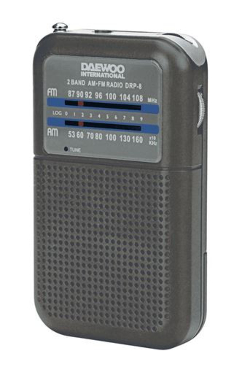 Radio CD/FM Daewoo DRP-8 GRIS LED Doble banda FM/AM