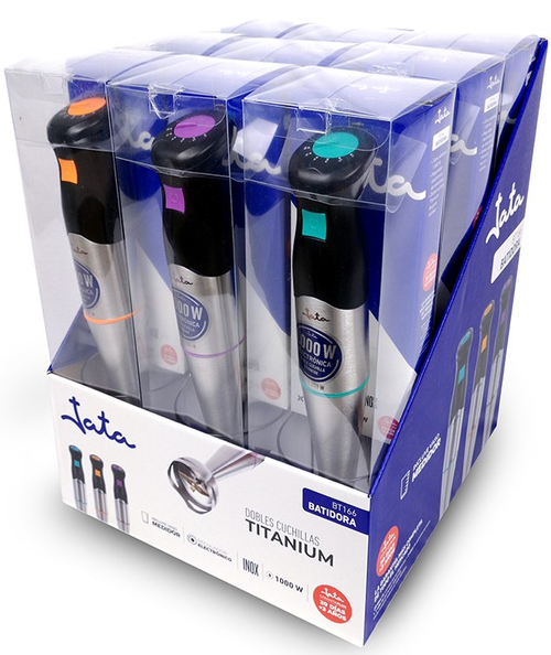 JATA BT-166 Colores - Batidora de Mano 1000W