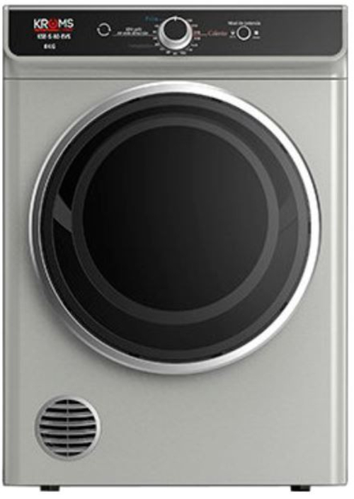 Secadora de Evacuación KROMSLINE KSE-S-80-EVS Plata 8KG
