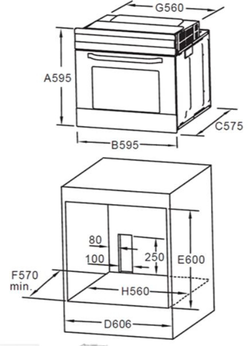 Horno Convencional KROMSLINE KHM-600-CR-W Cristal Blanco 70L