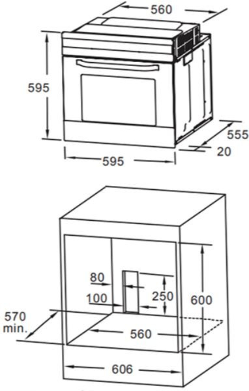 KROMSLINE KHCI-800-IX-BK Negro - Horno Multifunción 70L