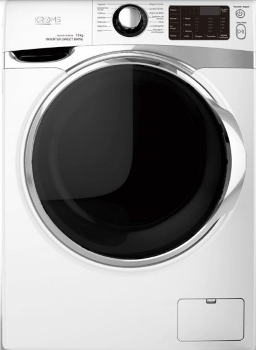 Lavadora Carga Frontal KROMSLINE KLA-E-1016-W Blanco 10KG 1400RPM