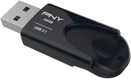 PNY PNY Attache 4 64GB Negro - Pendrive 80/20MB/S