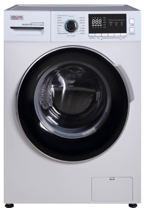 Lavadora Carga Frontal KROMSLINE KLA-TOP-83-FW-PBK Blanco 8KG 1400RPM