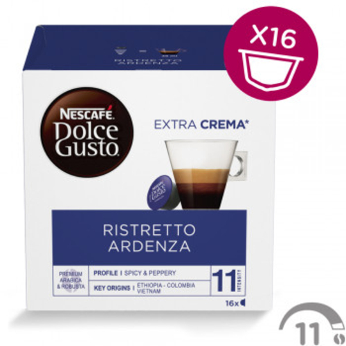 DOLCEGUSTO RISTRETTO ARDENZA - Cápsulas de café 16 Unidades