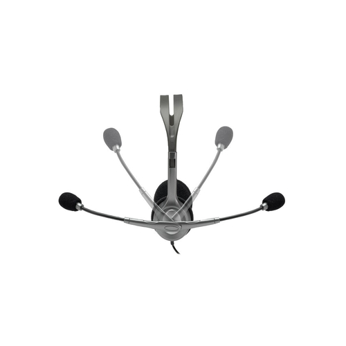 Logitech H111 - Auricular Diadema Gris Micrófono