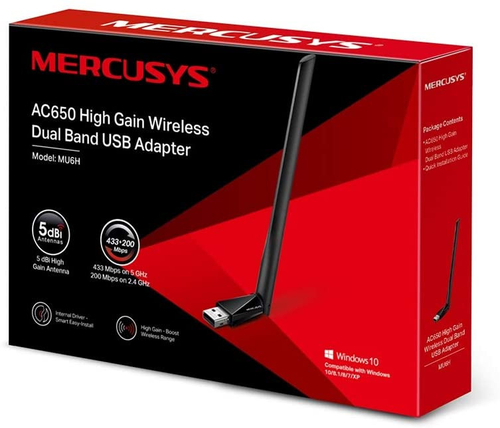 Mercusys AC650 MU6H - Antena Wifi Dual Band