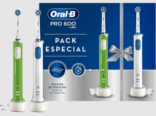 OralB PRO-600 DUO - Pack Cepillo Eléctrico