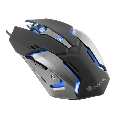 Ngs GMX-100 - Ratón Gamer 5 Botones 7 Colores LED