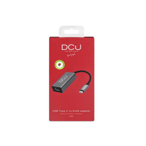 Dcu USB tipo C - Adaptador RJ45 Gigabit 1000Mbps