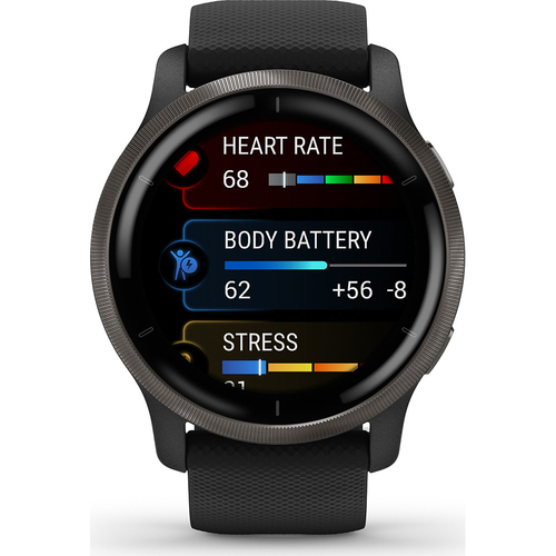 Garmin VENU 2 Negro 010-0243011 - Reloj Pulsera