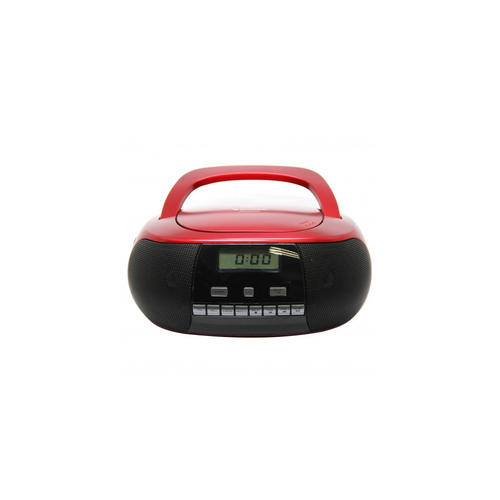 Sunstech CRUSM400RD - Radio CD/FM Rojo