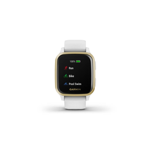 Garmin Venu Sq Blanco-Dorado - Smartwatch