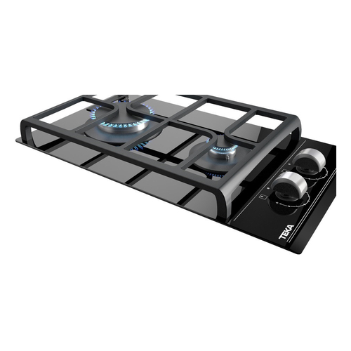 Placa de Gas TEKA GZC 32300 XB CRISTAL NEGRO  30CM BUTANO 
