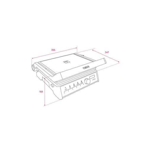 TEKA ELITEGRILL Negro - Plancha de Asar 2000W