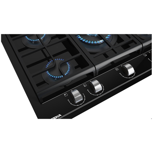 Placa de Gas TEKA GZC 75330 XBA cristal negro  70cm butano