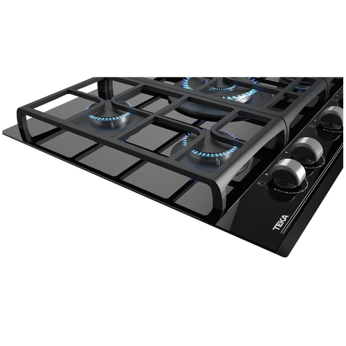 Placa de Gas TEKA GZC 75330 XBA cristal negro  70cm butano