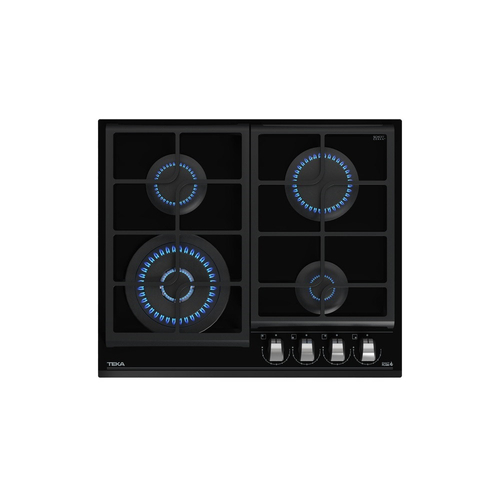 Placa de Gas TEKA GZC 64320 XBA CRISTAL NEGRO  60CM BUTANO