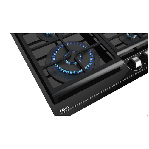 Placa de Gas TEKA GZC 64320 XBA CRISTAL NEGRO  60CM BUTANO