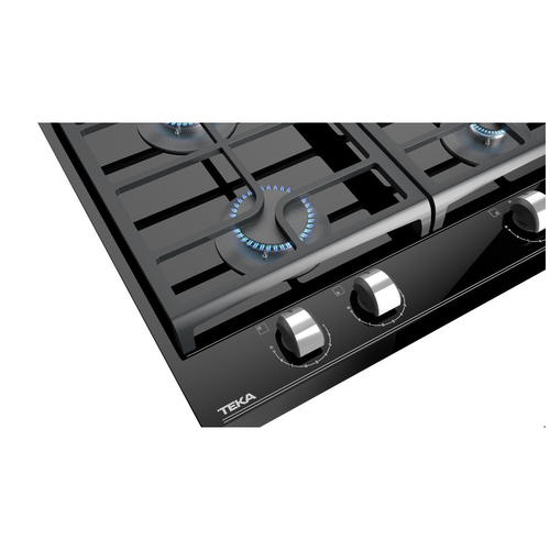 Placa de Gas TEKA GZC 64300 XB CRISTAL NEGRO  60CM BUTANO 