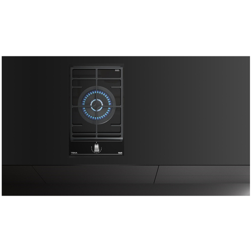 Placa de Gas TEKA GZC 31330 XB CRISTAL NEGRO  30CM BUTANO