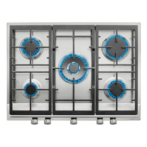 Placa de Gas TEKA EX 70.1 5G AI AL DR CI INOX  68CM BUTANO 