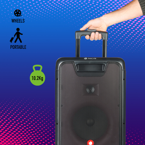 NGS WILDRAVE 2 Negro - Altavoz Portátil 300W