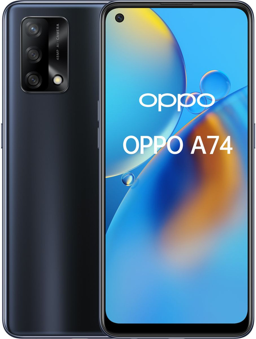 OPPO A74 Negro - Móvil 6.5" 6GB+128GB